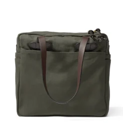 Filson Tote Bag With Zipper Otter Green