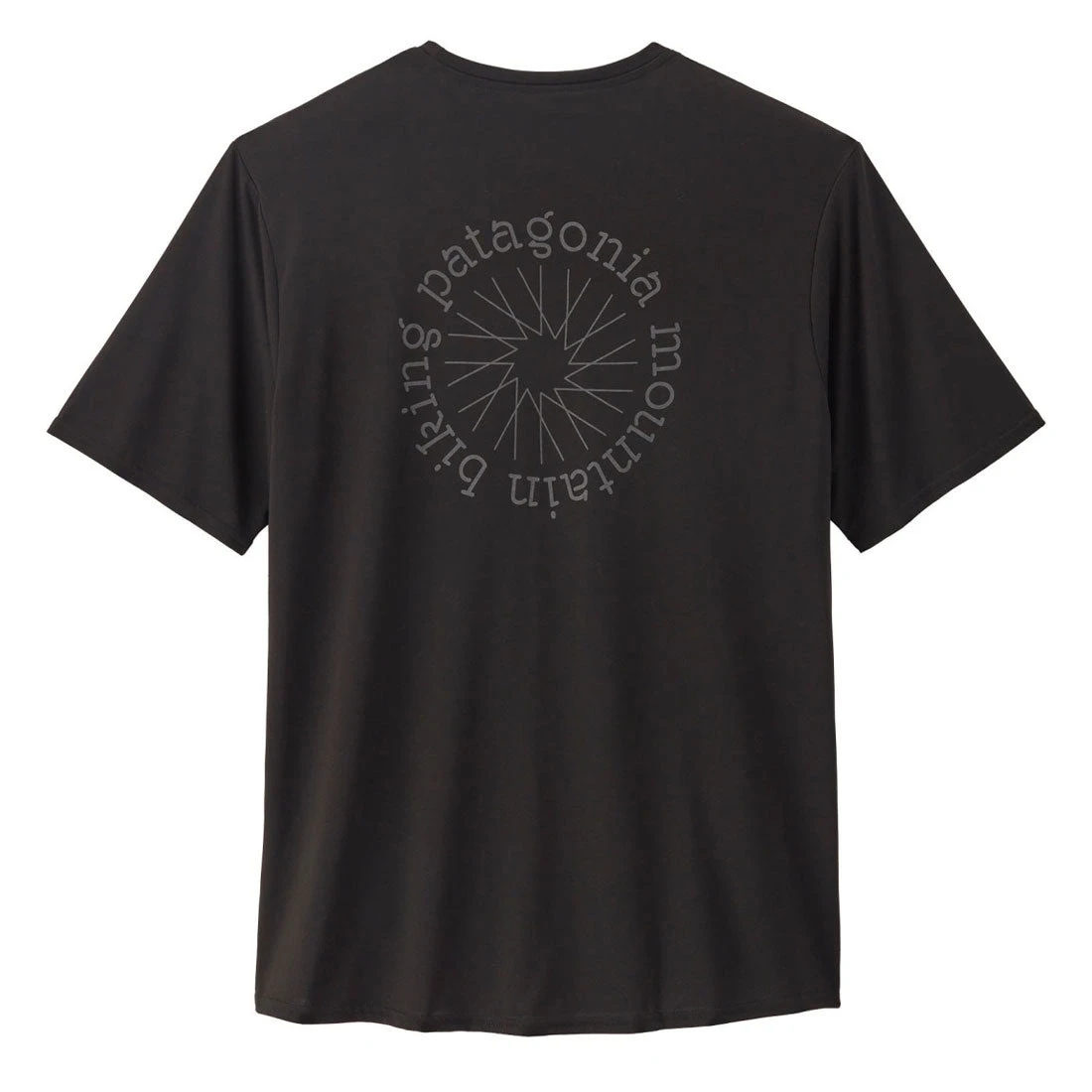 Patagonia Capilene Cool Daily Graphic Shirt Spoke Stencil: Black 2 Patagonia Capilene Cool Daily Graphic Shirt Spoke Stencil: Black - Image 2