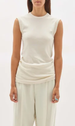 BASSIKE | Slim Superfine Rib Muscle Tank - Salt -Clothing Shop 5 f84ce9ff a04e 42fd a165 f925e1298ec6