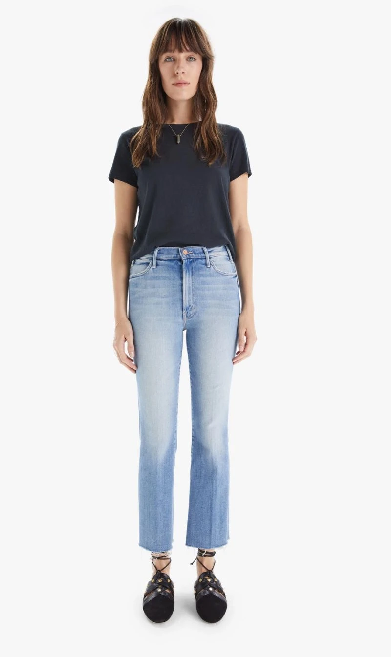 Mother Denim | The Hustler Ankle Fray - Au-Revoir 1 Mother Denim | The Hustler Ankle Fray - Au-Revoir