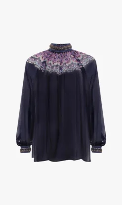 Zimmermann | Celestial Gemini Daisy Blouse - Gemini Daisy