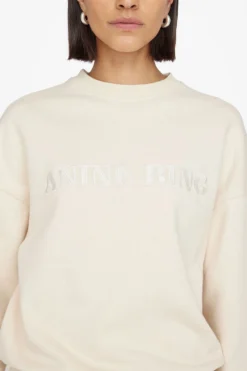 Anine Bing | Evan Sweatshirt - Cream -Clothing Shop AB EVAN SWEATSHIRT CREAMS 08 5188 120 1846 1700x f485199f bdbc 4d59 846b 666aa81d226e
