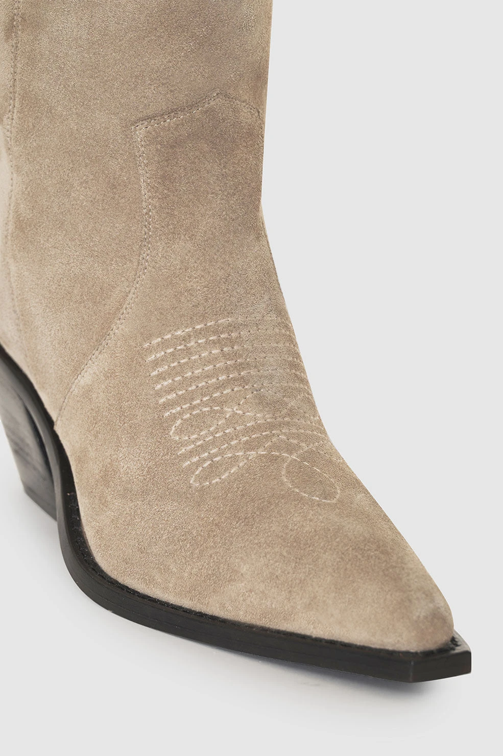 Anine Bing | Tall Tania Boots - Ash Grey Suede 2 Anine Bing | Tall Tania Boots - Ash Grey Suede - Image 2