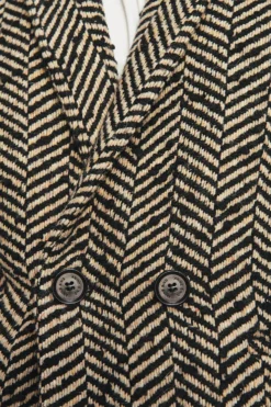 Anine Bing | Fishbone Blazer - Cream And Black -Clothing Shop ANINE BING FISHBONE BLAZER CREAM AND BLACK A 01 2001 001 0133 1 985x ff8795f9 a9f2 4dcc 9aa7 aa32b6ee2e35