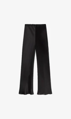 Silk Laundry | Bias Cut Pants - Black