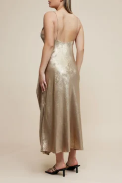 ACLER | Queensbridge Dress - Gold -Clothing Shop C AS2207104D QUEENSBRIDGE DRESS GOLD 3