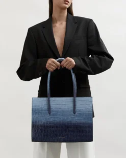 Deadly Ponies | Crush Tote Maxi Croc - Dusk -Clothing Shop CRUSH TOTE MAXI DUSK CROC 1 2