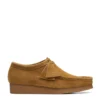Clarks Originals Wallabee Shoes Oak Hairy Suede