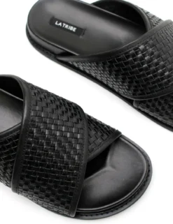 La Tribe | Woven Crossover Slide - Black 8 La Tribe | Woven Crossover Slide - Black -Clothing Shop LATRIBEWOVENCROSSOVERSLIDE3 1181x d5c53bc8 0e13 434e add8 5b09eeedd199
