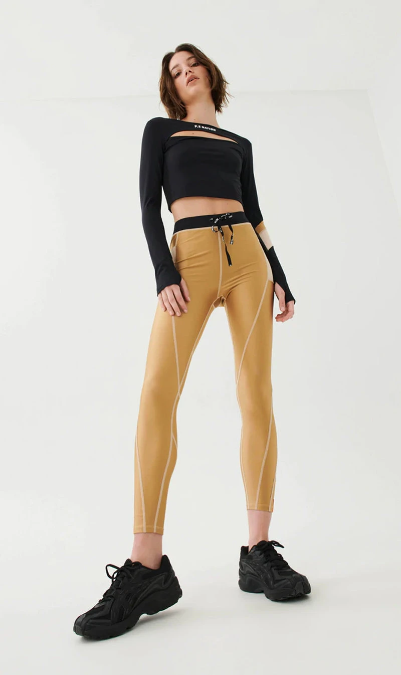 P.E Nation | Magnitude Legging - Rattan 1 P.E Nation | Magnitude Legging - Rattan