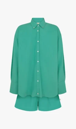 Araminta James | Malibu Shirt Set - Light Emerald