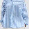 Karen Walker | Berisford Dress Shirt - Sky Stripe