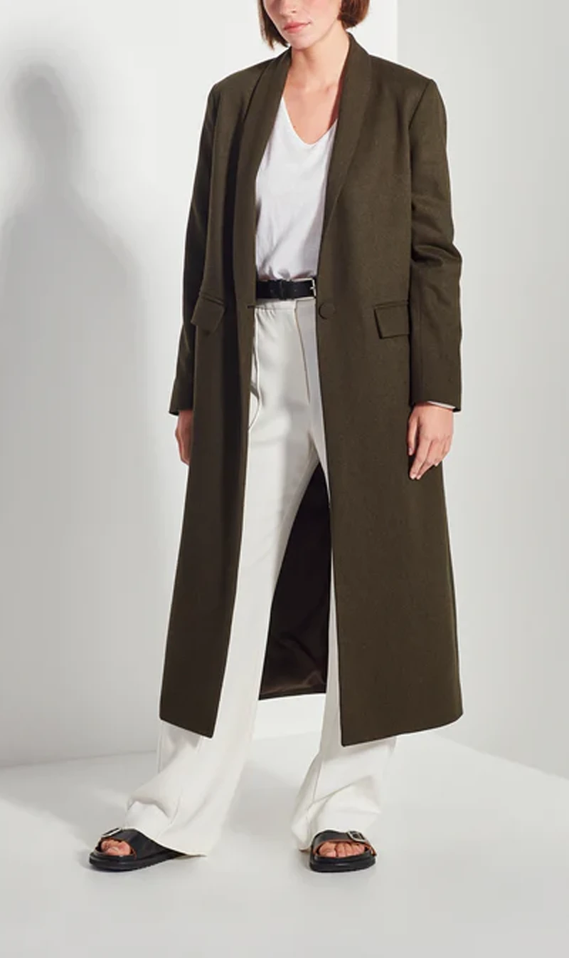 Juliette Hogan | Morgan Coat - Khaki 1 Juliette Hogan | Morgan Coat - Khaki