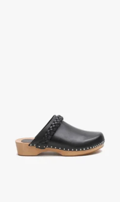 La Tribe | Anika Wooden Clog - Black