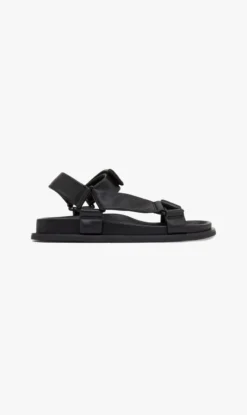 ST. AGNI | Padded Sportsu Sandal - Black