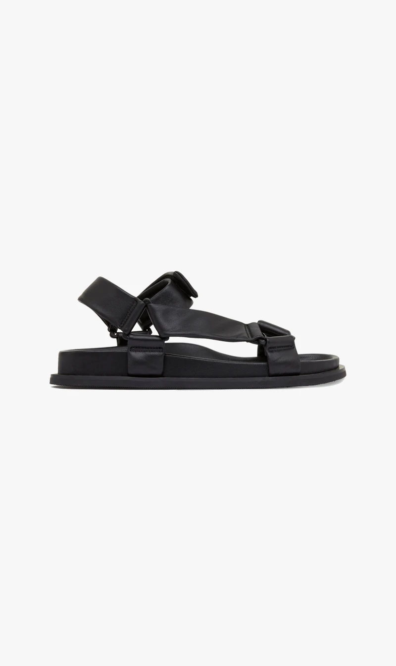 ST. AGNI | Padded Sportsu Sandal - Black 1 ST. AGNI | Padded Sportsu Sandal - Black