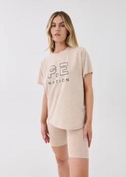 P.E NATION PE Nation | Heads Up Tee - Warm Grey Marle -Clothing Shop PENATION D2 Q3 MAIN SEP22 S30 045 800x 2ebfe313 37a7 444c a7a0 206736f10364