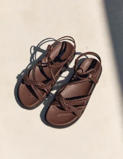 La Tribe | Plaited Sandal - Chocolate -Clothing Shop PLAITEDSANDALCHOCWR2 1080x 97780b4c e3ce 465b 97db 6d24942e0807