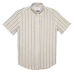 Portuguese Flannel Long Island SS Shirt Blue