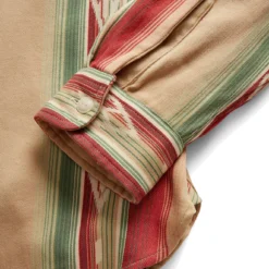 RRL By Ralph Lauren Southwestern Jacquard Workshirt RI-494 Tan / Multi -Clothing Shop RRL by Ralph Lauren Southwestern Jacquard Workshirt RI 494 Tan Multi 26710 4