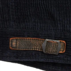 RRL By Ralph Lauren Appliqued Corduroy Leather-Sleeve Jacket Black/Deep Navy -Clothing Shop RRLbyRalphLaurenAppliquedCorduroyLeather SleeveJacketBlackDeepNavy30093 3