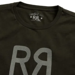 RRL By Ralph Lauren Logo Jersey T-Shirt Faded Black Canvas -Clothing Shop RRLbyRalphLaurenLogoJerseyT ShirtFadedBlackCanvas30073 3