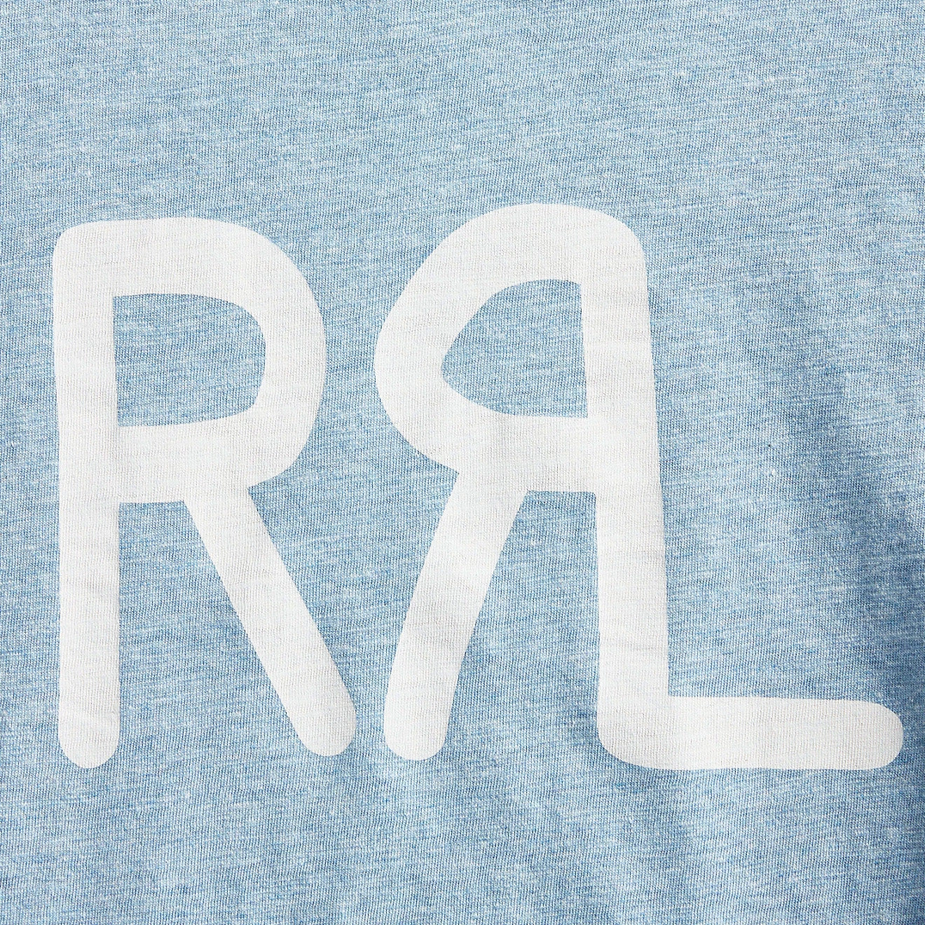 RRL By Ralph Lauren Logo Jersey T-Shirt Heather Blue 3 RRL By Ralph Lauren Logo Jersey T-Shirt Heather Blue - Image 3