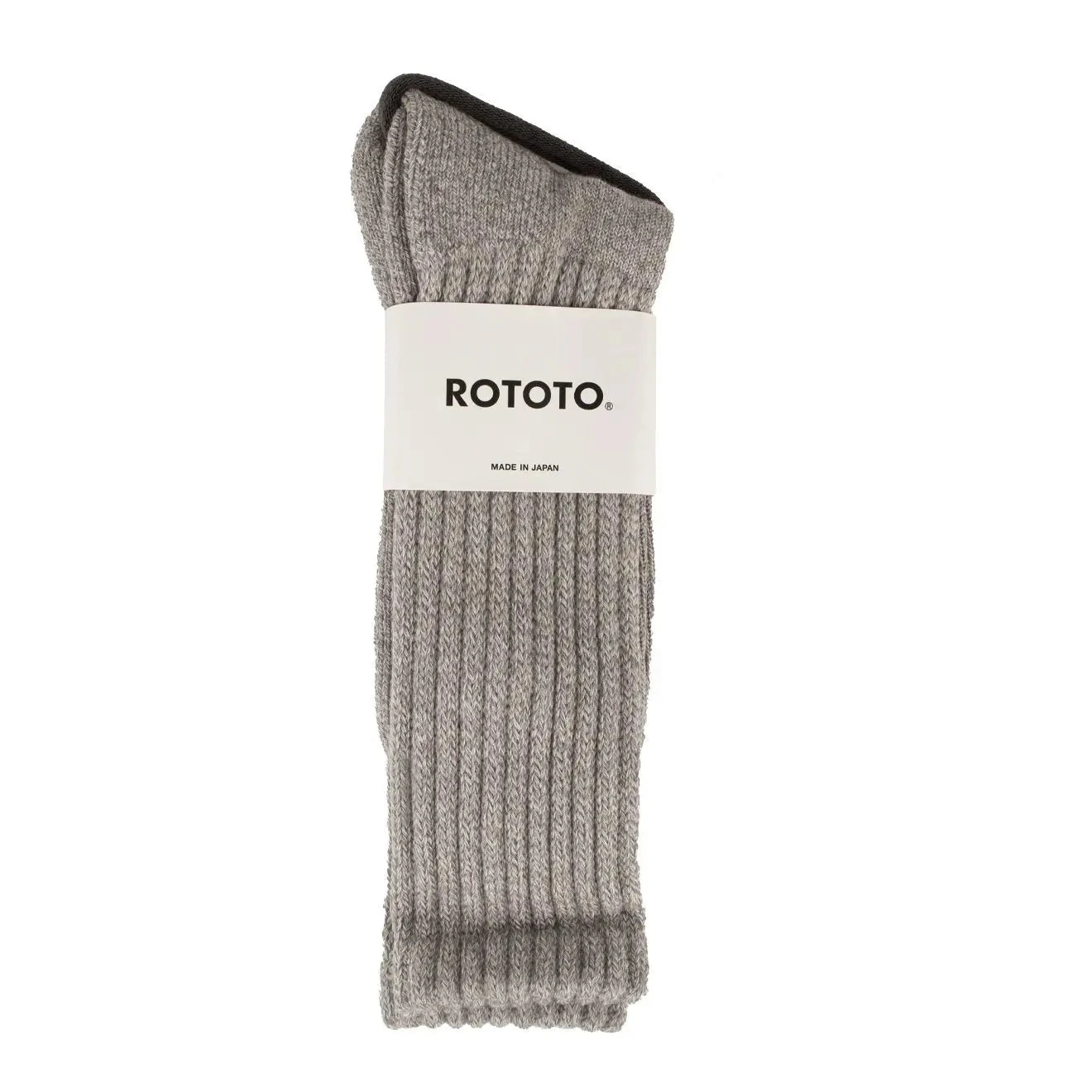 RoToTo Loose Pile Socks Mix Gray 1 RoToTo Loose Pile Socks Mix Gray