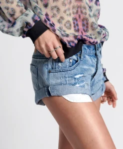 One Teaspoon | Bandit Low Waist Denim Short - Fresh Blue 7 One Teaspoon | Bandit Low Waist Denim Short - Fresh Blue -Clothing Shop Screenshot 2023 01 10 at 1.09.07 PM 1