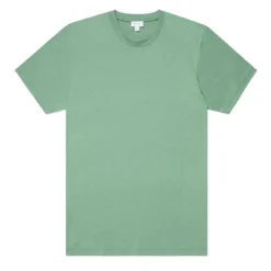 Sunspel Riviera Organic T-Shirt Thyme Melange