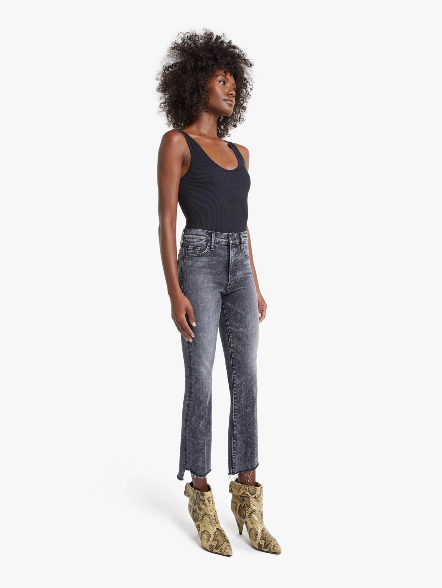 Mother Denim | The Insider Crop - Train Stops 2 Mother Denim | The Insider Crop - Train Stops - Image 2