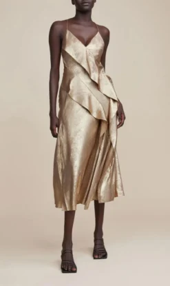 ACLER | Queensbridge Dress - Gold