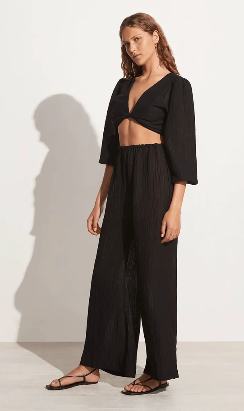 Faithfull The Brand | Rupina Pants - Black 4 Faithfull The Brand | Rupina Pants - Black - Image 4