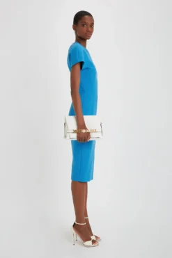 Victoria Beckham | Spiral Seam T.Shirt Fitted Dress - Sky Blue -Clothing Shop VictoriaBeckham SpiralSeamT ShirtFittedInSkyBlue SKYBLUE 1223WDR004572A 2700 4050 247 WHITE LR HR Styles Model6 JPG 1500x 45dc8c73 2339 47cd 87ed 4980600ae178