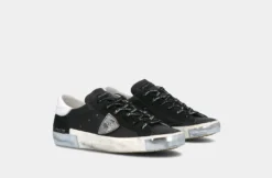 Philippe Model | Prsx Foxy Lamine - Noir Argent -Clothing Shop a10eprldma01 2 2