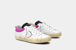 Philippe Model | Prsx Collier Glitter - Blanc Violet -Clothing Shop a12eprldvcg3 2