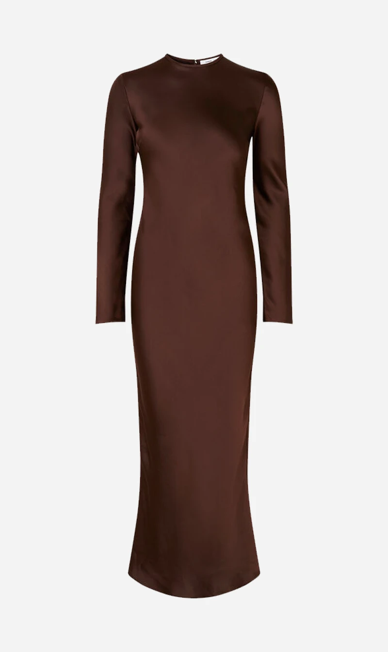 Samsoe Samsoe | Alina Dress - Mole' 1 Samsoe Samsoe | Alina Dress - Mole'