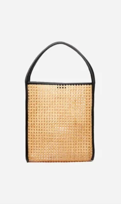 St Agni | Rattan Tote Bag - Natural