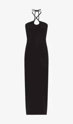 Proenza Schouler White Label | Halter Knit Jersey Dress - Black