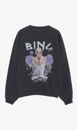 Anine Bing | Harvey Crew Elton John - Washed Black