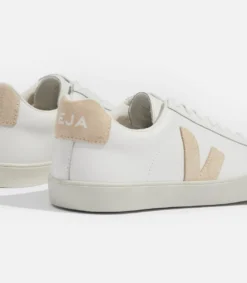 Veja | Esplar Logo Leather - Extra White / Sable -Clothing Shop esplar natural
