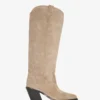 Anine Bing | Tall Tania Boots - Ash Grey Suede