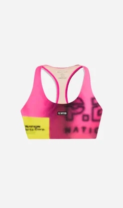 P.E Nation | Immersion Sports Bra - Blur Print