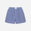 Anine Bing | Liam Boxer Short - Blue And White Stripe