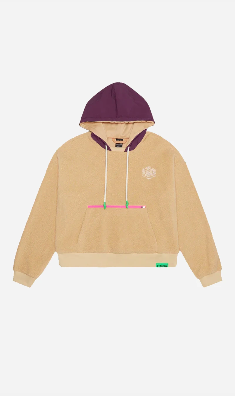 P.E Nation | Maximise Hoodie - Beige 1 P.E Nation | Maximise Hoodie - Beige