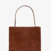 St. Agni | Woven Minimal Mini Tote - Antique Tan