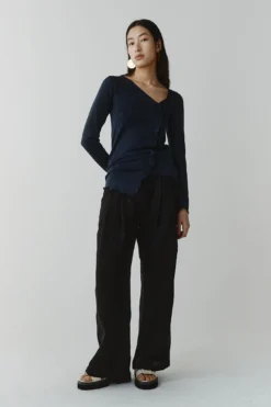 Marle | Sara Top - Blueberry -Clothing Shop p 385dcd66 e96e 4510 9d50 e5e5fb5392c6