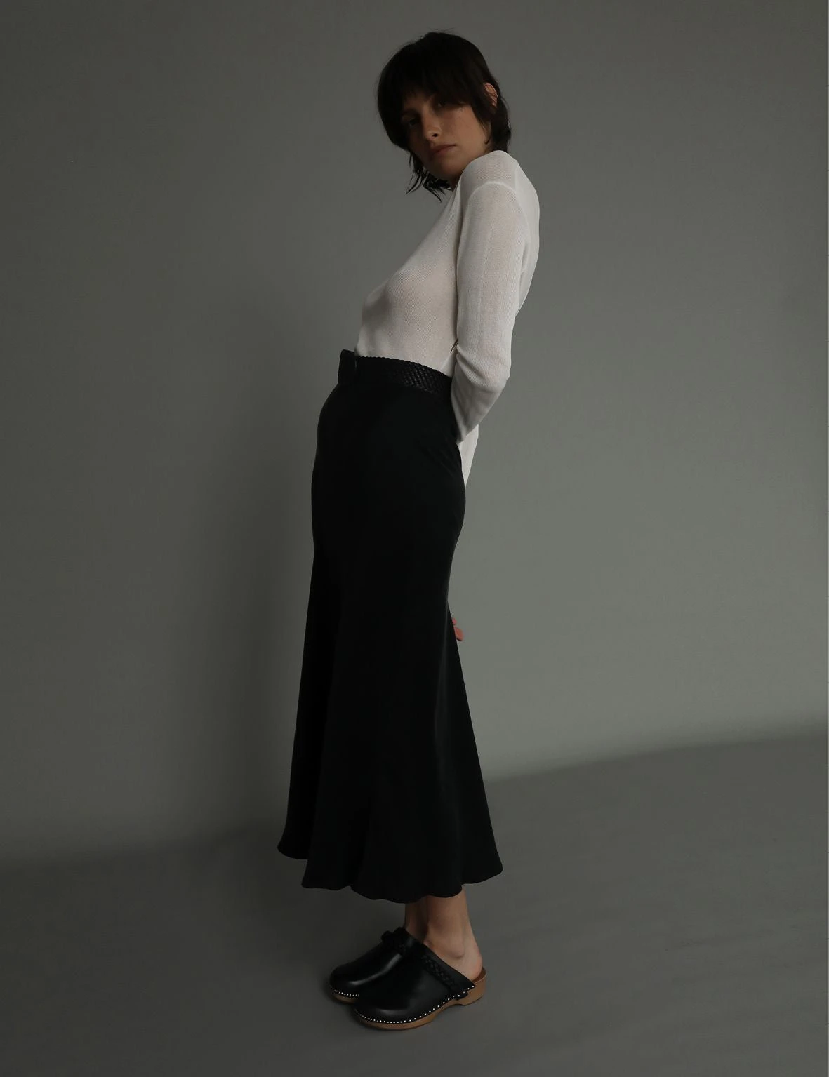 La Tribe | Anika Wooden Clog - Black 2 La Tribe | Anika Wooden Clog - Black - Image 2