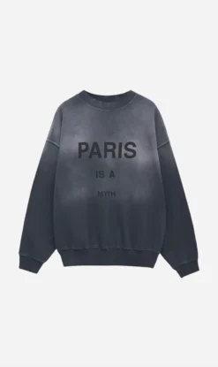 Anine Bing | Jaci Sweatshirt Myth Paris - Charcoal