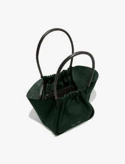 Proenza Schouler | Large Ruched Tote - Dark Green -Clothing Shop proenza schouler large ruched tote 16290398 33322284 1320